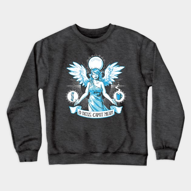 The Angel of Hangovers Crewneck Sweatshirt by obvian